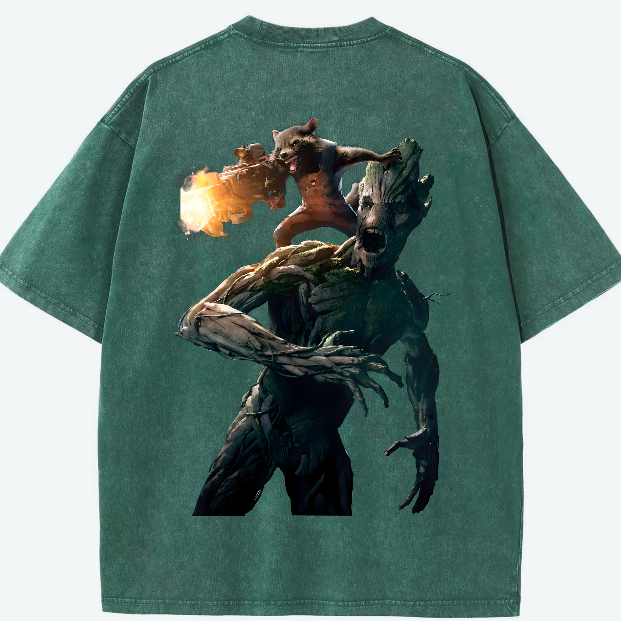 （画像用） アベンジャーズ The Avengers 綿100% ヴィンテージ風 半袖Tシャツ（背面プリント）